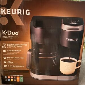 Keurig K-Duo Coffee Maker - Black and Silver